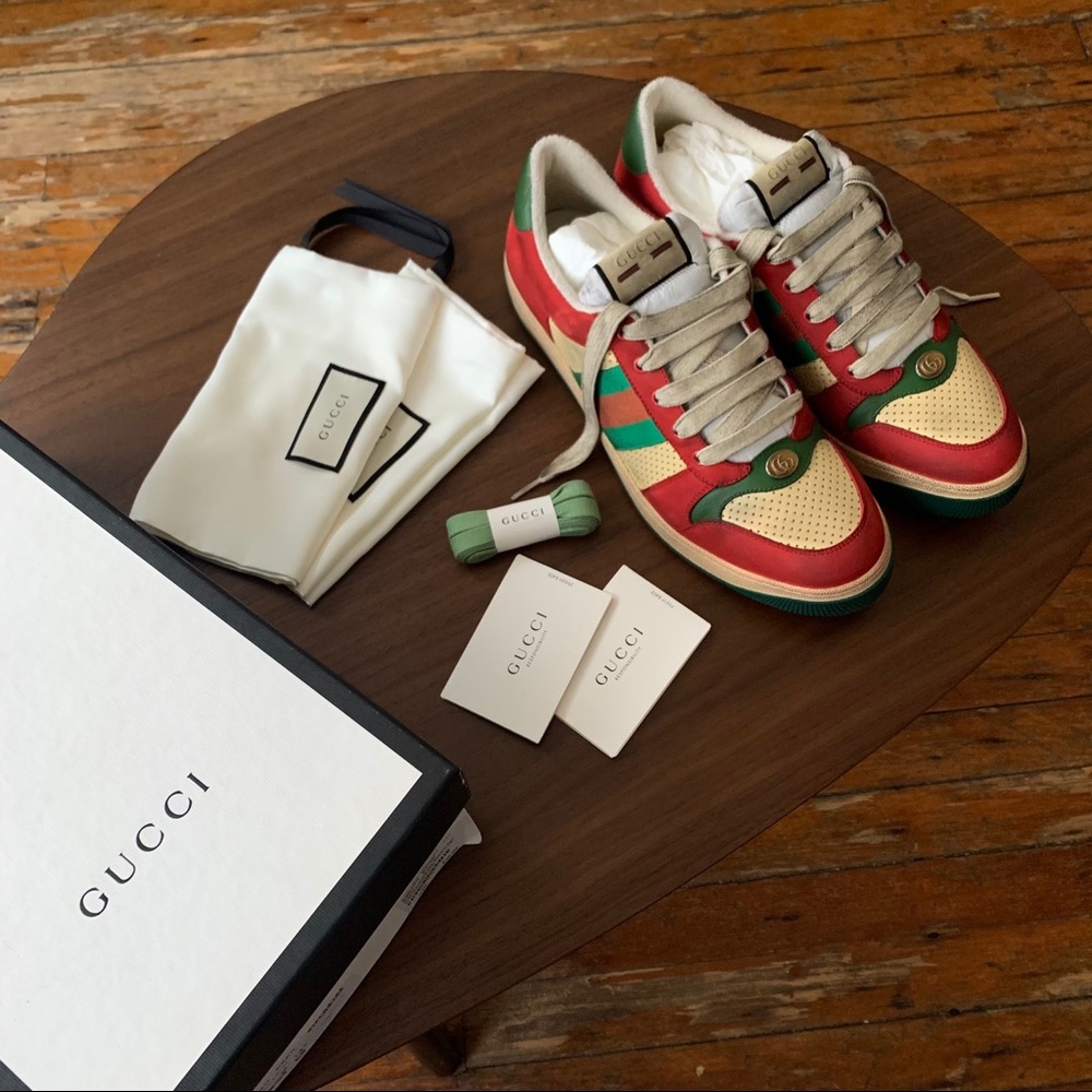 NWT Authentic Gucci Screener Sneakers!